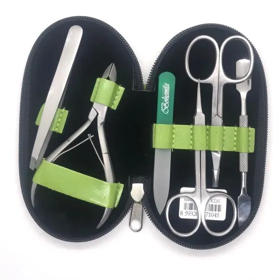 Маникюрный набор KDS (6 предметов) с  хрустальной пилочкой Киев