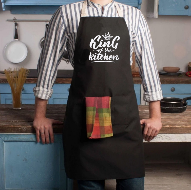 Фартух King of the kitchen (Чорний) Вінниця - фото 1