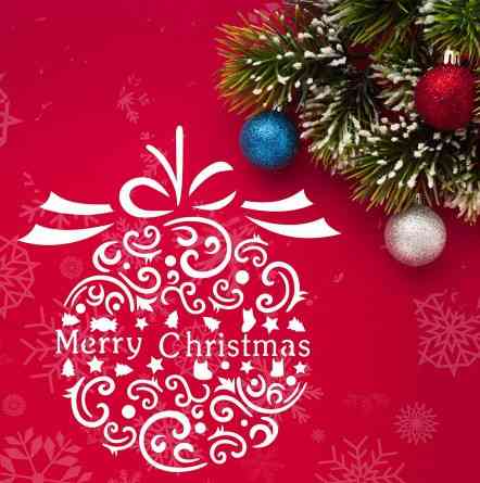 Трафарет новогодний Шар 15 на 15 см серый Киев