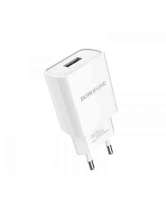 Мережевий зарядний пристрій BOROFONE BA20A Sharp single port charger set, колір білий BA20ACW Одеса