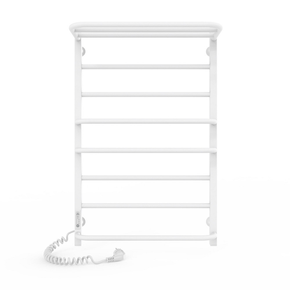 Електрична рушникосушка Laris Зебра Комфорт ЧФ8 500Х800 Е з полицею білий R3 Київ - фото 2