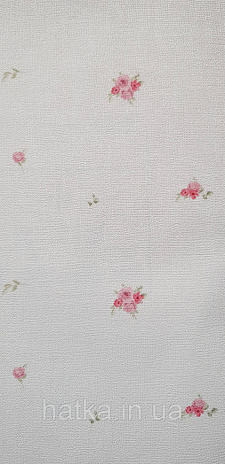 Обои винил на флизелине горячего тиснения DUKA Selective1.06х10 цветы розы нежные маленькие прованс красные ро Киев - изображение 3