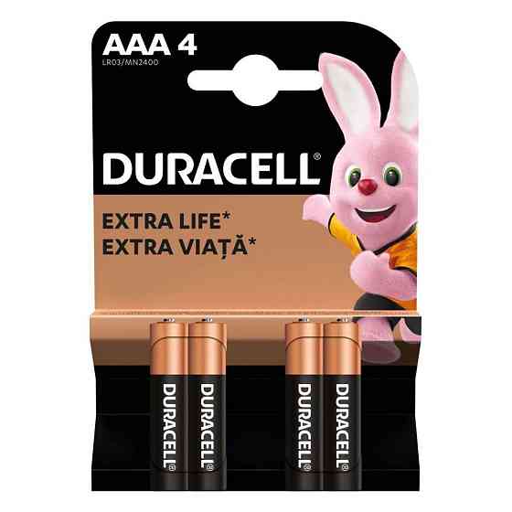 Батарейка Duracell Basic LR3/AAA (4шт) Київ