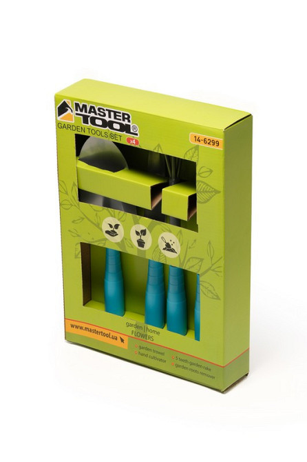 Набір садового інструменту MASTERTOOL Garden PP 4 шт 14-6299 Ровно - изображение 3