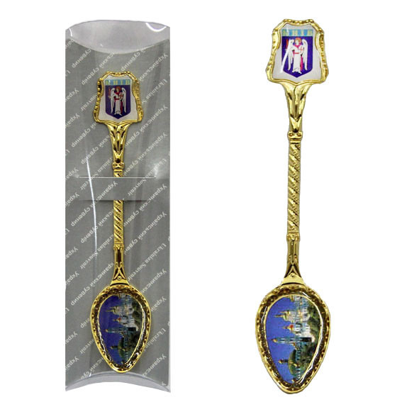 Ложка коллекционная золотистая Киев Киев - изображение 1