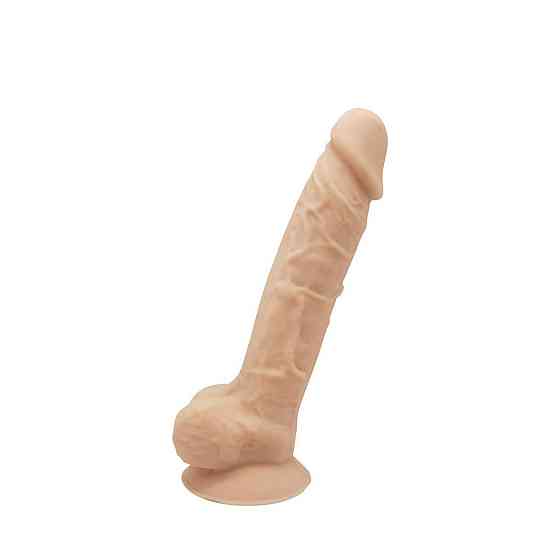 Фалоімітатор SilexD Johnny Flesh (MODEL 1 size 7in), двошаровий, силікон +Silexpan, діаметр 3,8см Sex Aura Київ