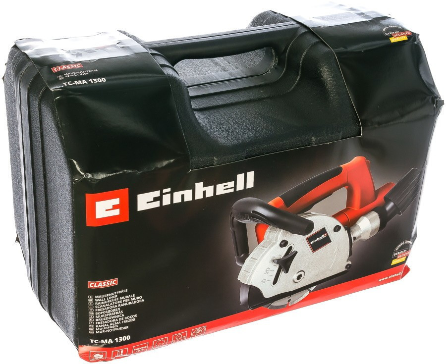 Штроборіз електричний (бороздник) Einhell TH-MA 1300 : 1320 Вт, 3см глибини, плавний пуск, кейс (4350730) бетоноріз Київ - фото 8
