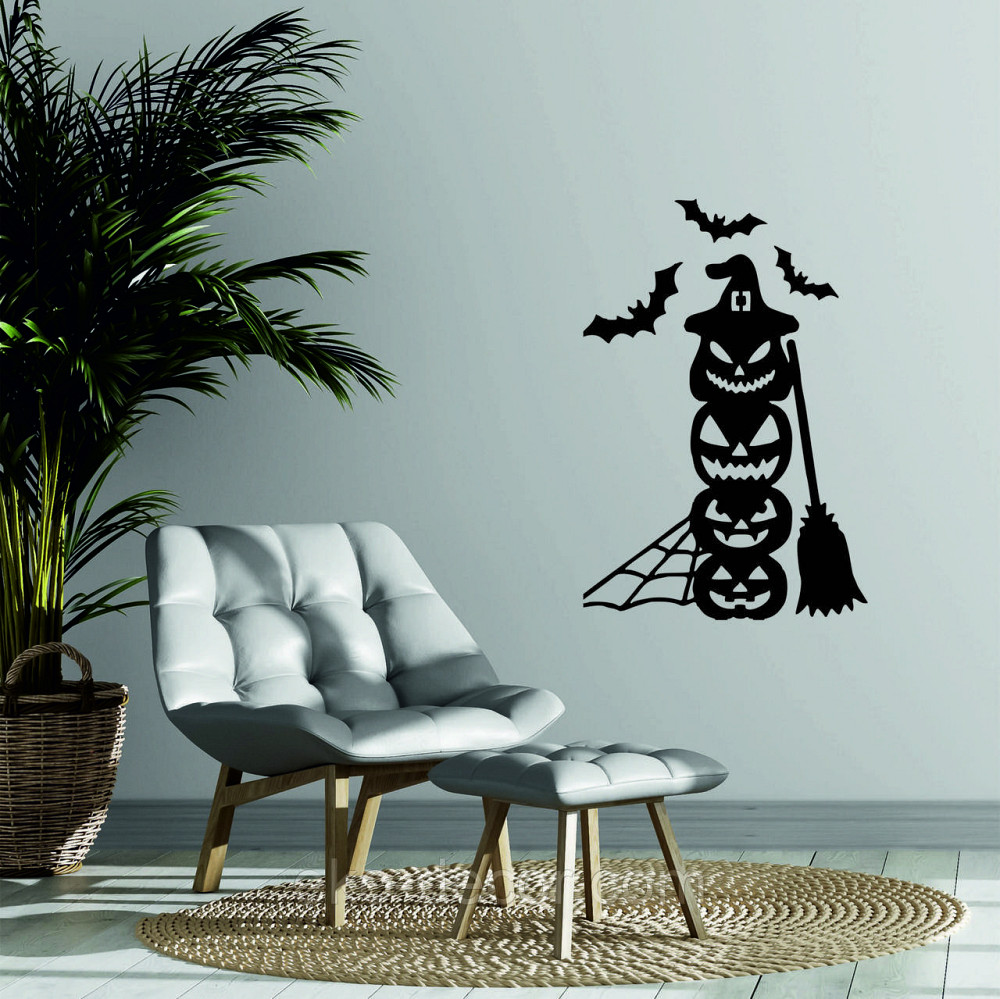 Декоративное настенное Панно «Хэллоуин - тыквы», Декор на стену Киев - изображение 1