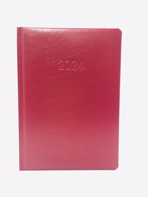 Щоденник А5 Economix датований 2024 стор. 336 Бордовий (21691-03) Чернигов - изображение 1
