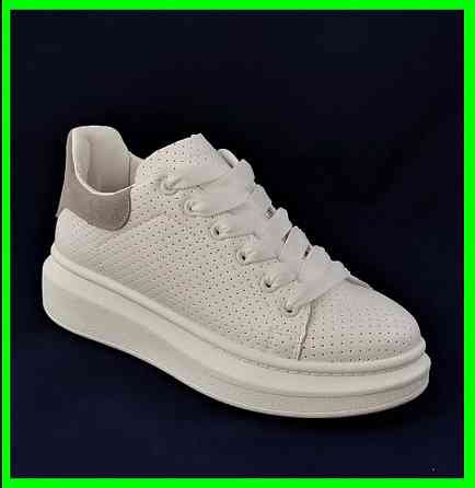 .Жіночі Кросівки Сліпони Білі Мокасини A!exander Mc@ueen (розміри: 37,38) Відео Огляд Дніпро