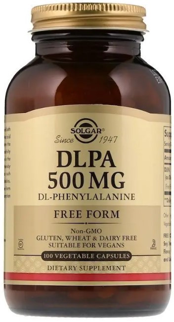 DL-Фенилаланин Solgar DLPA 500 мг 100 вег капсул Киев - изображение 1