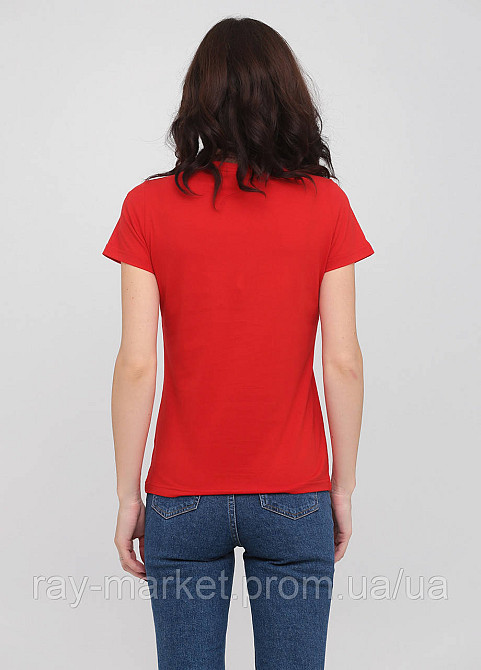 Футболка базовая Stedman Classic-T Unisex женская приталенная красная (ST2600-SRE) Киев - изображение 4