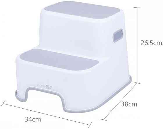 Сходинки для дитини у ванну на 2 сходинки FreeON, white - grey Київ