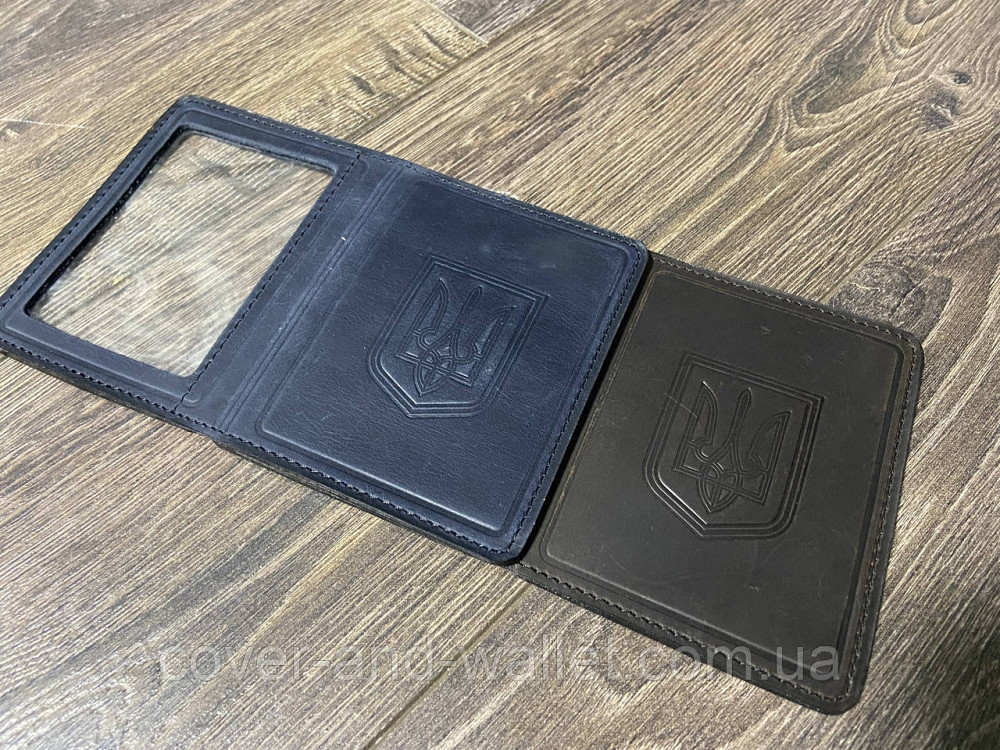 Обкладинка для пенсійного посвідчення й автодокументів із гербом України Київ - фото 6