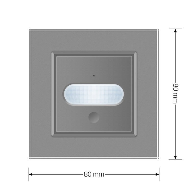 Датчик присутності та руху з автоматичним та ручним керуванням Livolo сірий скло (VL-C7FCU-2IP) Коломыя - изображение 10