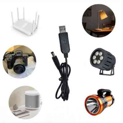 Кабель питания USB to DC 5.5x2.1mm 12V 0.8m Armorstandart (ARM65663) Винница