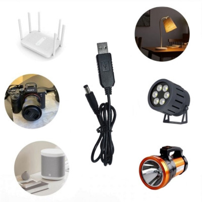 Кабель питания USB to DC 5.5x2.1mm 12V 0.8m Armorstandart (ARM65663) Винница - изображение 4