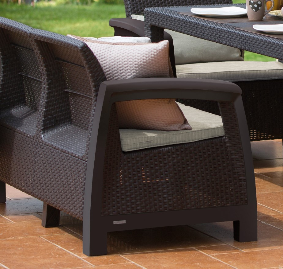 Набор мебели Keter Corfu Fiesta, коричневый Киев - изображение 7