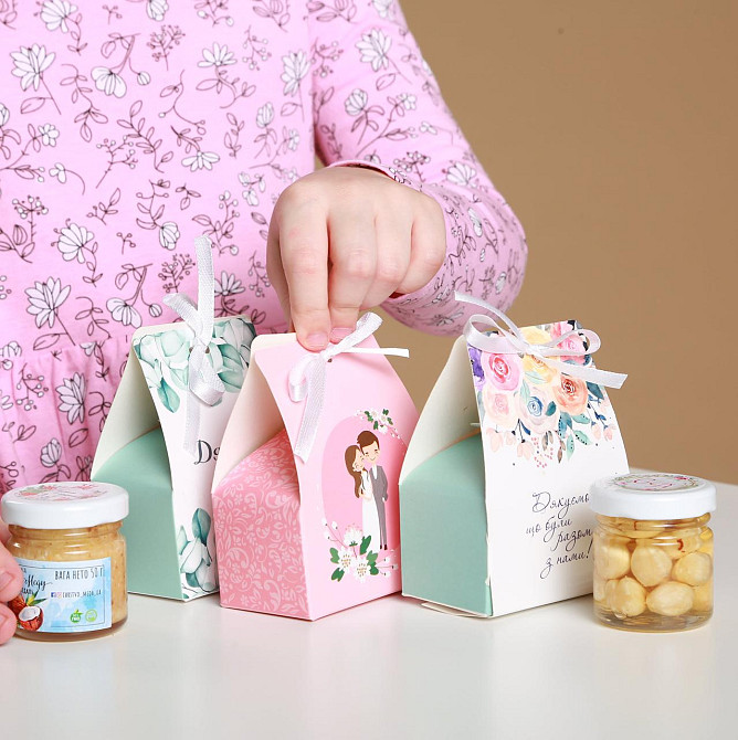 Подарок гостям на свадьбу Gef. Индивидуальные бонбоньерки для гостей. Одесса - изображение 7