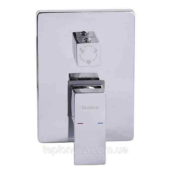 Душевая система Globus Lux SMART GLM-305L встроенная, на три потребителя, с изливом, хром Черновцы