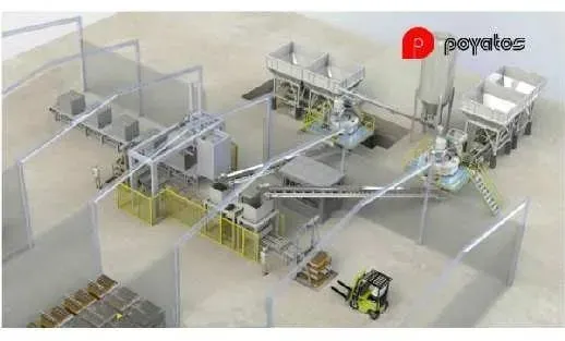 Б/у автоматическая линия вибропрессования Poyatos Prima L от BSU (Испания). Не на работе, новый. Киев - изображение 8