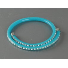 Голубой браслет на руку со стразами Киев - изображение 1