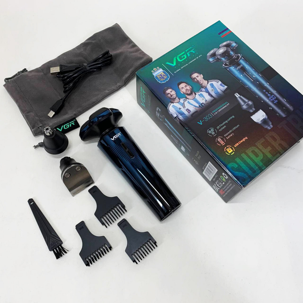 Бритва с аккумуляторным зарядным устройством, Электрическая бритва для качественного бритья AP-26 Львов - изображение 10