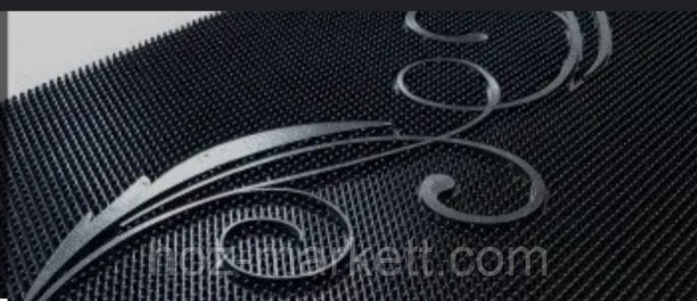 Резиновый коврик Волна 73.5 см х 44 см черный Харьков - изображение 4