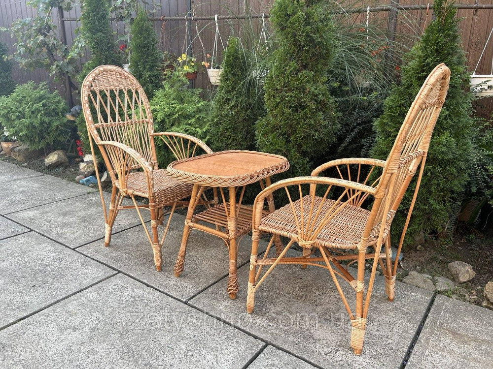 Стулья плетеные с журнальным столом Киев - изображение 4