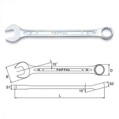 Ключ Toptul комбинированный 32мм (AAEB3232) Винница