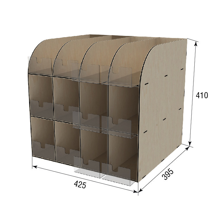Диспенсер EKOSTAR 12 комірок 425х395х410 Київ - фото 3
