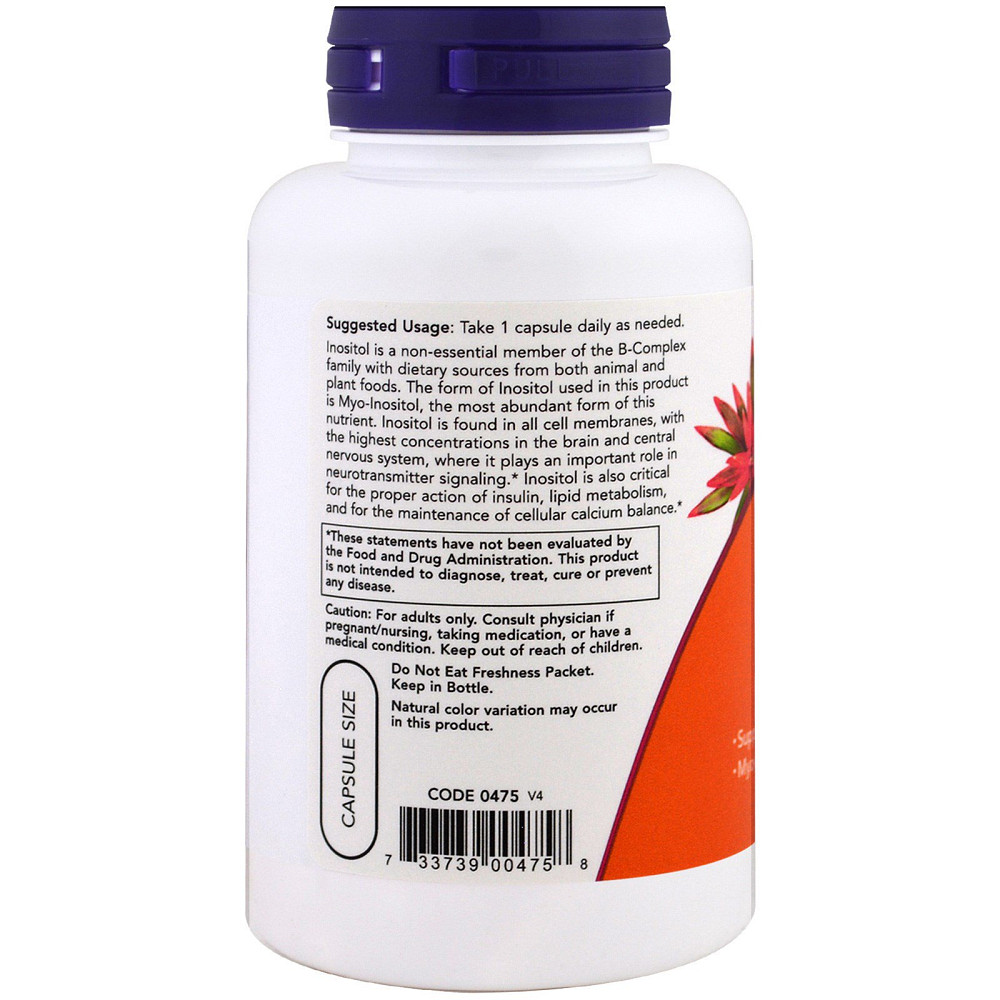 Инозитол (Inositol) 500 мг 100 капсул Київ - фото 3