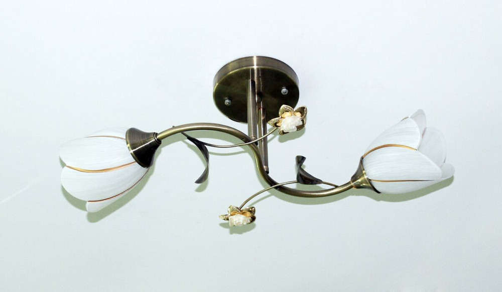 SIRIUS Люстра стельова Sirius B N1508/2 на 2 плафона Коломия - фото 1