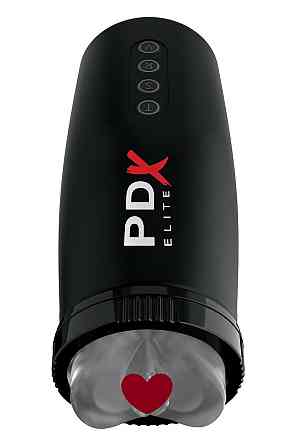 Мастурбатор Pipedream PDX Elite з вібрацією та всмоктуванням, чорний, 22 см Sex Aura Київ