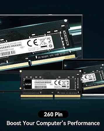 Оперативная память SODIMM DDR4 16GB 3200 MHz для ноутбука 260‑pin CL22 1.2V Киев