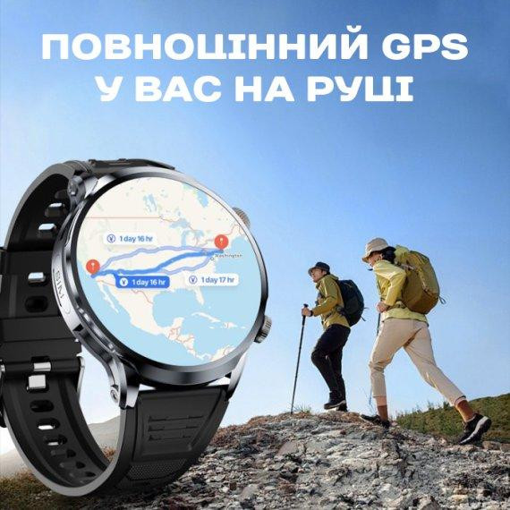 Часы умные наручные Smart Technology с SIM-картой и GPS Черный Киев - изображение 8