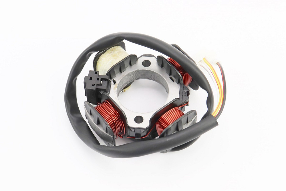 Статор магнето (генератора) Suzuki AD50 (4 котушки роз'єм "мама 2+1") Київ - фото 2