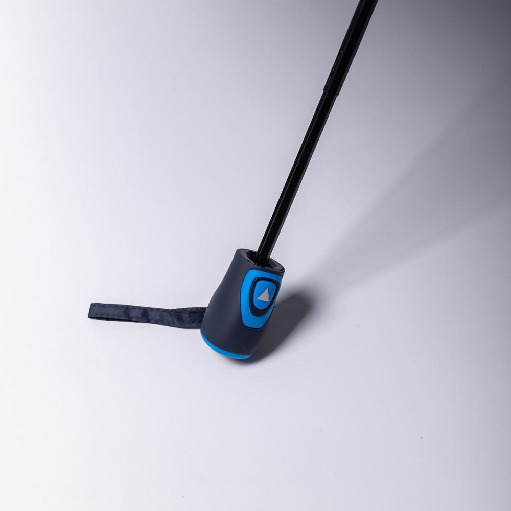 Синій полуавтоматичний зонт з принтом, 97 см Київ - фото 9