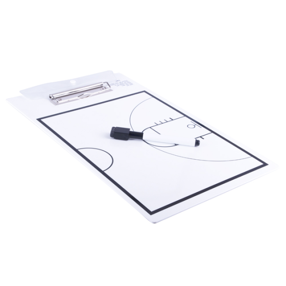 Доска тактическая баскетбольная inSPORTline BK71 40 х 24 см, черно-белая Киев