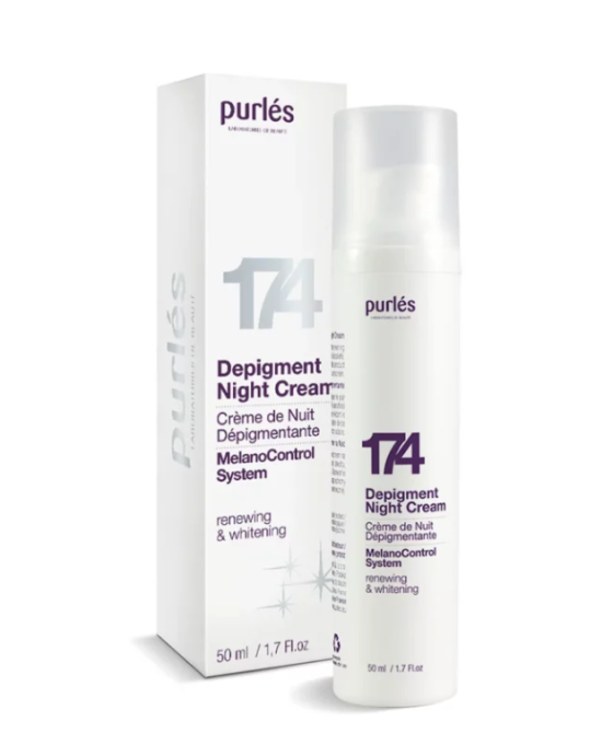 Депігментуючий нічний крем Purles Depigment Night Cream, 50 мл Дніпро - фото 1
