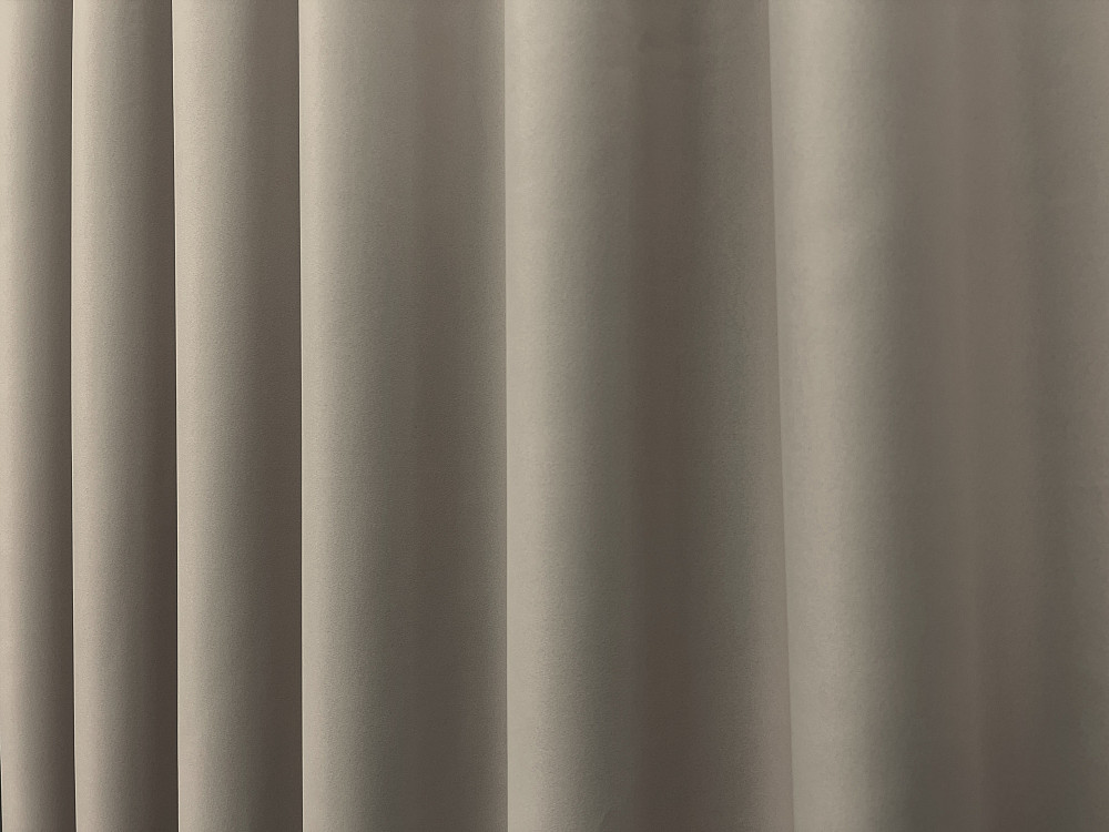 Комплект готовых штор VR-Textil Блэкаут Midnight № 2086ш Тауп 200х290 см 2 шт (32-497) Киев - изображение 8