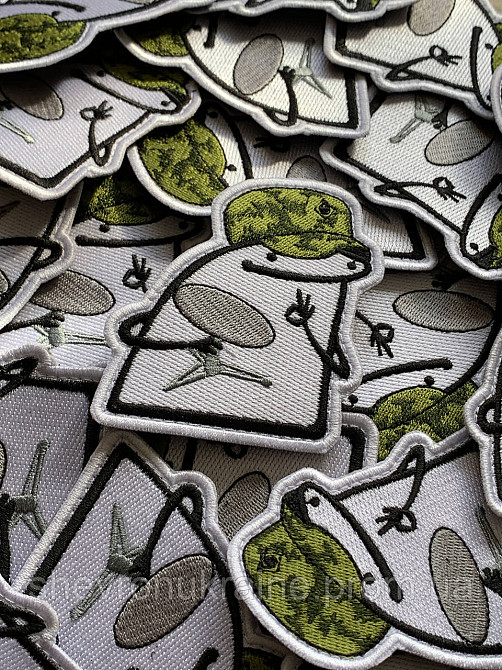 Шеврон флорк связист (Форма контурная. На липучке) Размер 9x7.7см Киев - изображение 3