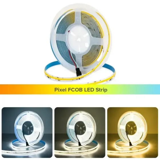 Светодиодная LED лента Бегущая волна COB 24v 360led/m ip20 Белый Коломия