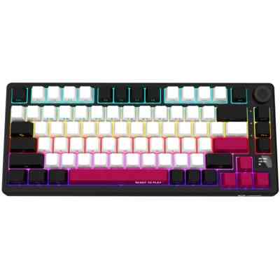 Клавіатура Lorgar KBP7075W Pro RGB Wireless/Bluetooth/USB UA Black/red (LRG-KBP7075W-BK-US) Вінниця