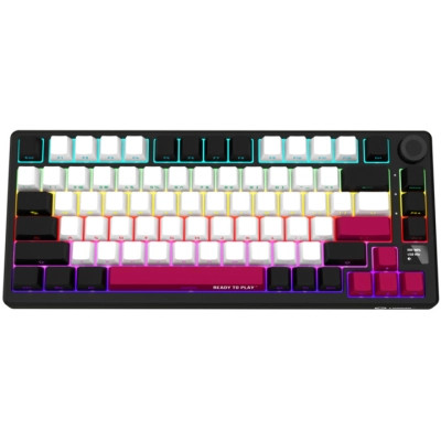 Клавіатура Lorgar KBP7075W Pro RGB Wireless/Bluetooth/USB UA Black/red (LRG-KBP7075W-BK-US) Вінниця - фото 1