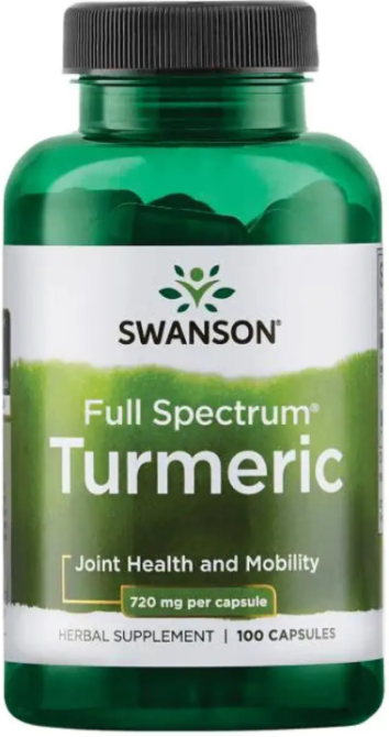 Куркумін Swanson Turmeric 720 mg 100 капс Київ - фото 3