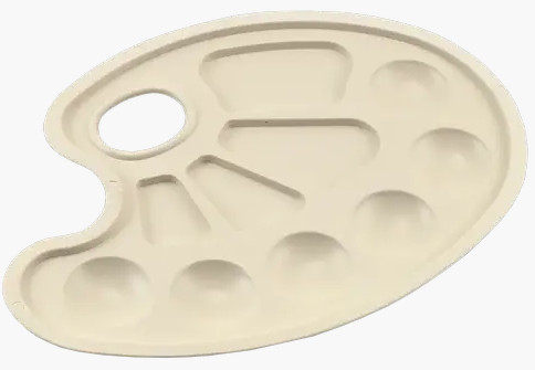 Палітра овальна №3 "Атлас" біла, К-3010, шт Київ - фото 1