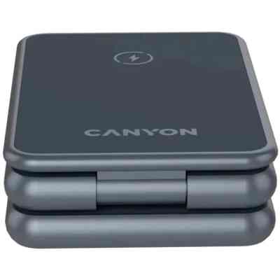 Зарядное устройство Canyon Foldable wireless charger 15W 3in1 Metal (CNS-WCS309M) Винница