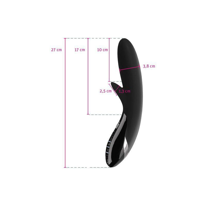 Вібратор-кролик з електростимуляцією Mystim Daring Danny eStim Black, міостимулятор Sex Aura Київ - фото 3