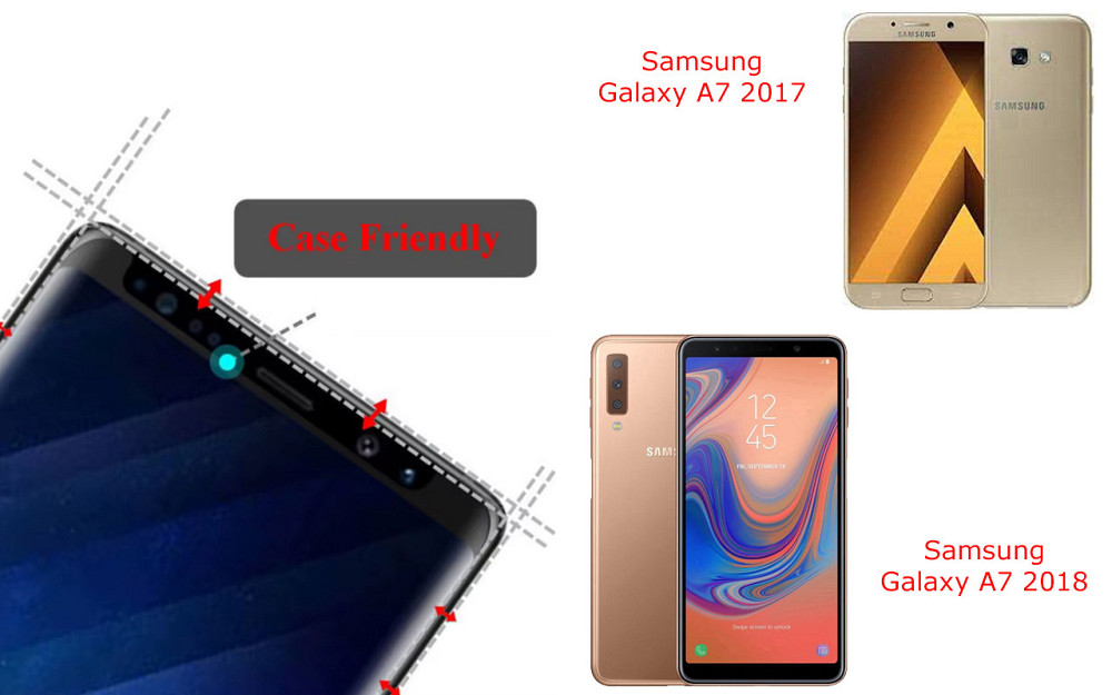 Захисне скло HyperGlass Pro для Samsung Galaxy A7 2017, Galaxy A7 2018 – максимальна чутливість та захист Київ - фото 4